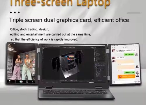 0 Three Screen Laptop 4